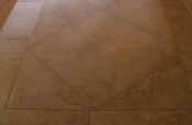 Porcelain kitchen countertops and backsplash