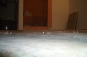 Flat porcelain floor