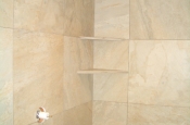 Shower tile completed
