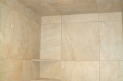 Shower tile completed