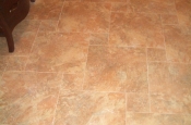 Florida Tile Taconic Slate porcelain master bathroom pinwheel floor in Fort Collins