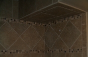 Ceramic shower tile installation in Fort Collins, Colorado