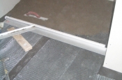 Whte Thassos Marble master bathroom tile remodel