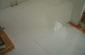 Whte Thassos Marble master bathroom tile remodel