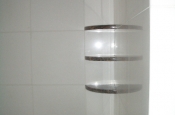 Whte Thassos Marble master bathroom tile remodel