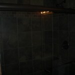 Slate looking porcelain kerdi shower in Fort Collins