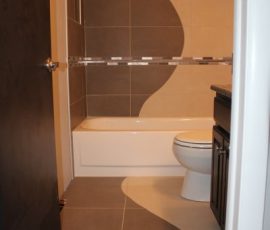 Wave design with tub