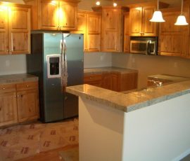 granite kitchen countertops.