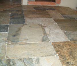 Porcelain floor tile