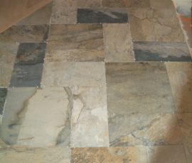 Porcelain floor tile