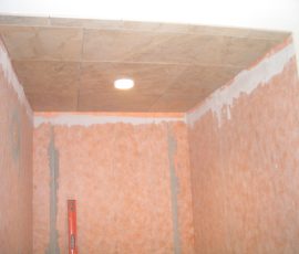 tiled shower ceiling