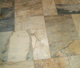 Porcelain floor tile