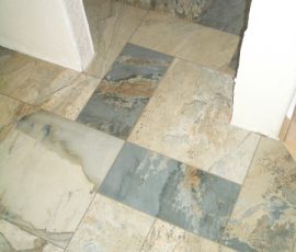 Porcelain floor tile