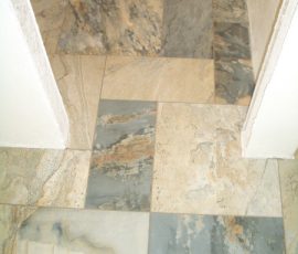 Porcelain floor tile