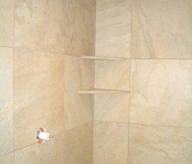 Shower tile completed