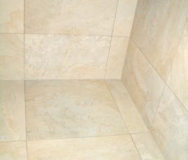 Upper corner in shower