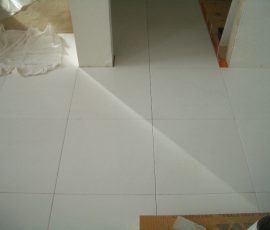 Whte Thassos Marble master bathroom tile remodel