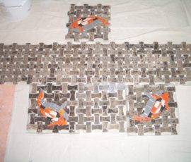 Whte Thassos Marble master bathroom tile remodel