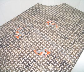 Whte Thassos Marble master bathroom tile remodel