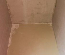 Hydroban shower waterproofing
