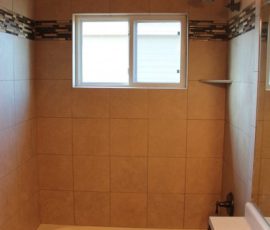 Porcelain and glass shower remodel in Fort Collins_1748
