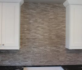 Limestone mosaic kitchen backsplash in Fort Collins_1951