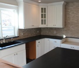 Limestone mosaic kitchen backsplash in Fort Collins_1962